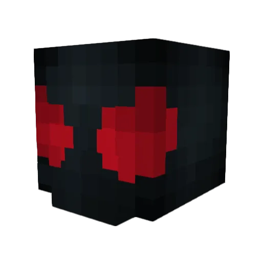 Chacha10 Minecraft avatar head, 3D render