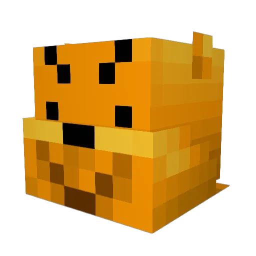 Chachometrius Minecraft avatar head, 3D render