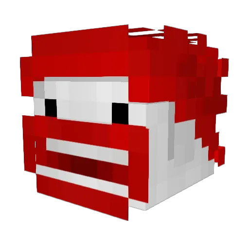 ChadErnwick Minecraft avatar head, 3D render