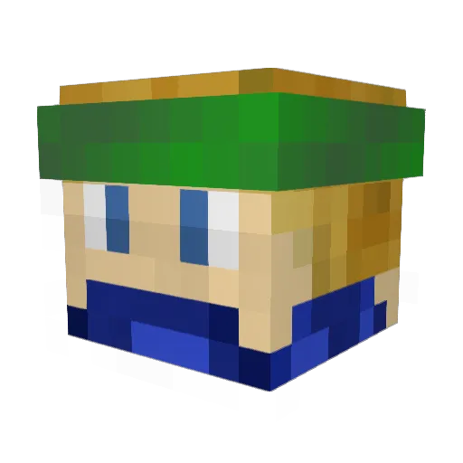 ChadGarion25 Minecraft avatar head, 3D render