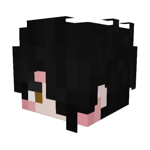 ChadLake Minecraft avatar head, 3D render