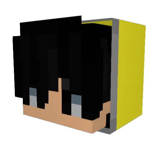 Chad_Fearless Minecraft avatar head, 3D render