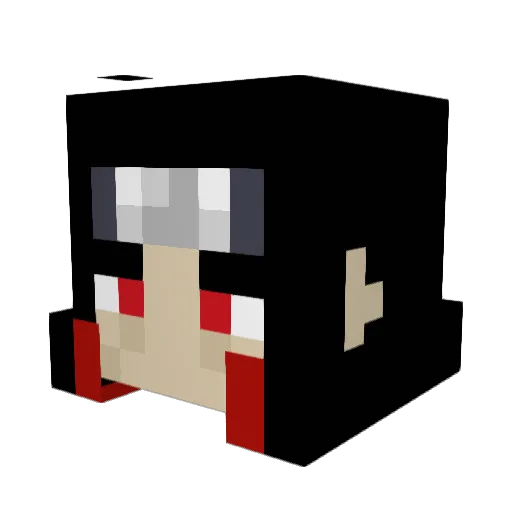 Chad_Uno Minecraft avatar head, 3D render