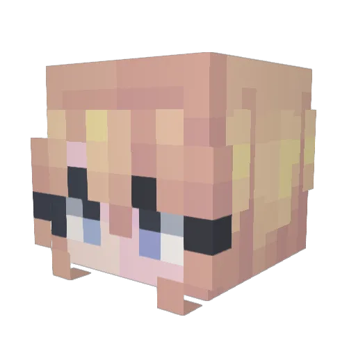 ChadusMarkus Minecraft avatar head, 3D render
