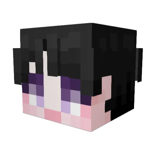 Chae_shin Minecraft avatar head, 3D render