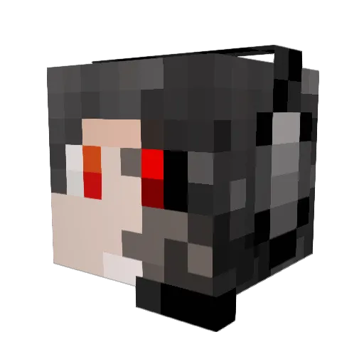 Chaen2542 Minecraft avatar head, 3D render