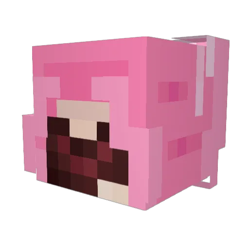 Chaesochez Minecraft avatar head, 3D render