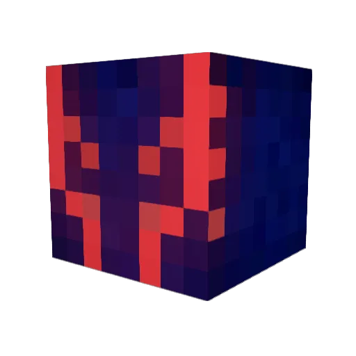 Chaffii Minecraft avatar head, 3D render