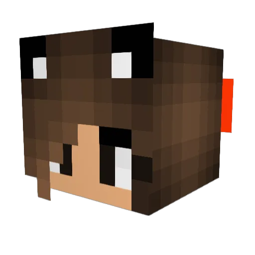 Chafl_Jeager Minecraft avatar head, 3D render