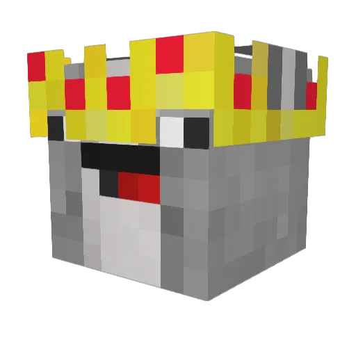 Chagan33 Minecraft avatar head, 3D render
