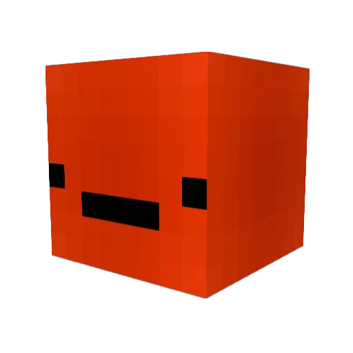 Chaggiga Minecraft avatar head, 3D render