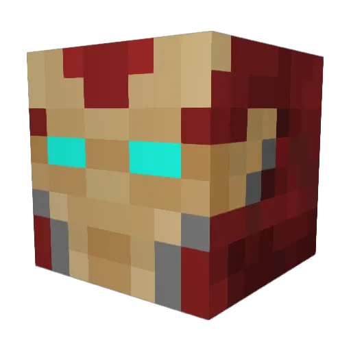 ChaiMahsumi Minecraft avatar head, 3D render
