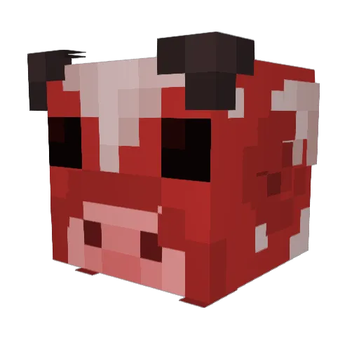 ChaiMaiden Minecraft avatar head, 3D render