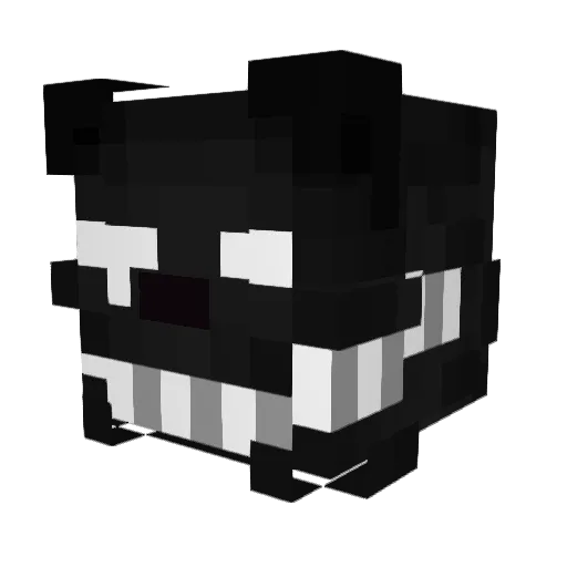Chailds Minecraft avatar head, 3D render