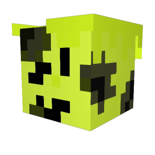Chain1123 Minecraft avatar head, 3D render