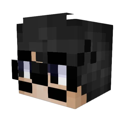 ChainRider Minecraft avatar head, 3D render