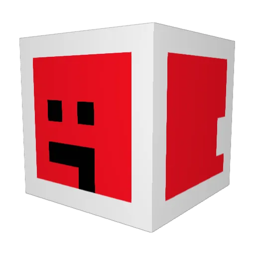 ChainedAtomic Minecraft avatar head, 3D render