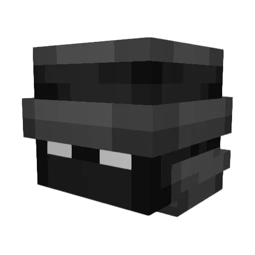Chainikk1 Minecraft avatar head, 3D render