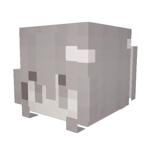 Chainlink20 Minecraft avatar head, 3D render