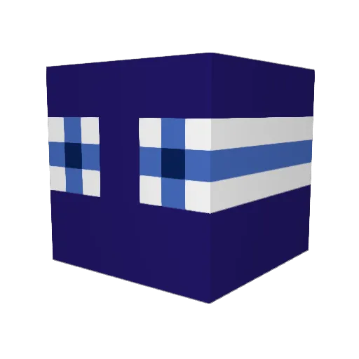 ChainsawDude12 Minecraft avatar head, 3D render