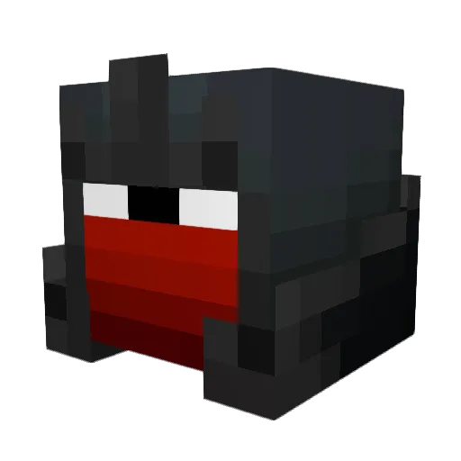Chainters Minecraft avatar head, 3D render