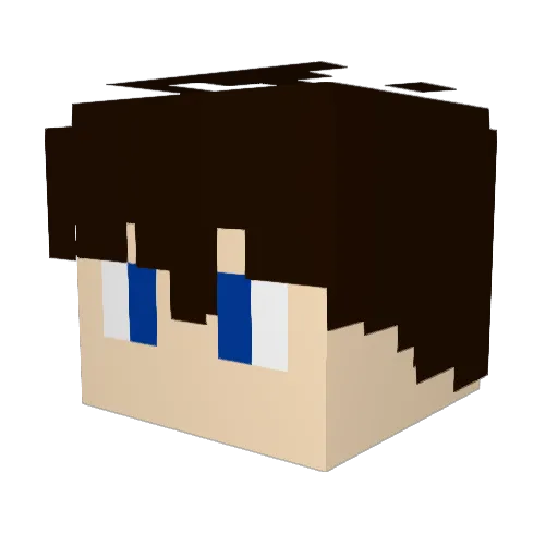 Chainyz Minecraft avatar head, 3D render