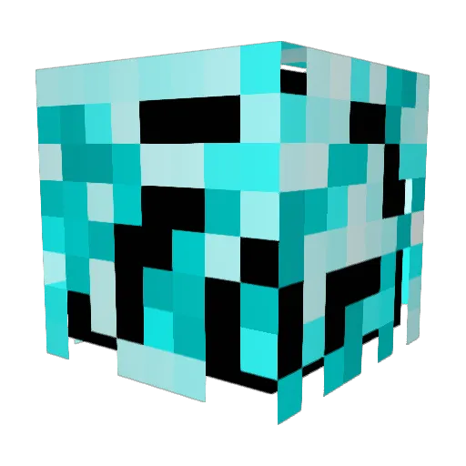 Chair38 Minecraft avatar head, 3D render