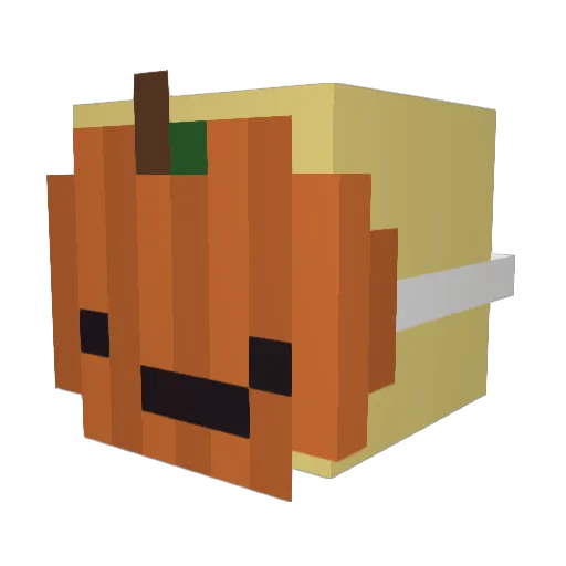 ChairKingDW Minecraft avatar head, 3D render