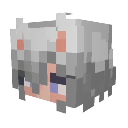ChairmanMauu Minecraft avatar head, 3D render