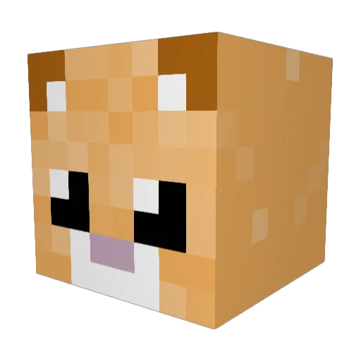 ChairmanMeow12 Minecraft avatar head, 3D render