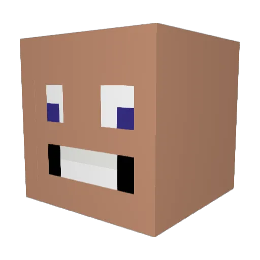 Chairplayer97 Minecraft avatar head, 3D render