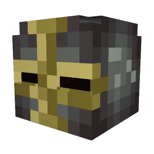 Chakoty001 Minecraft avatar head, 3D render