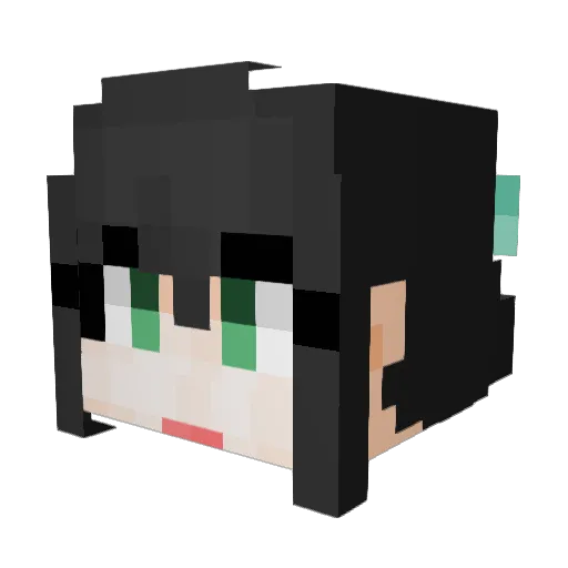 Chal_saeng Minecraft avatar head, 3D render