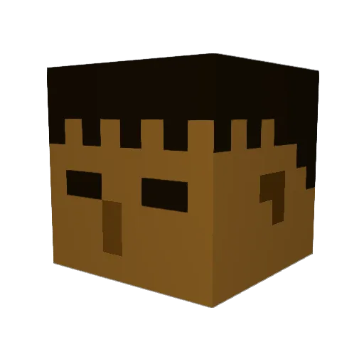 ChalcosomaAtlas Minecraft avatar head, 3D render