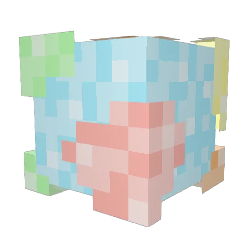 ChalkFloor Minecraft avatar head, 3D render
