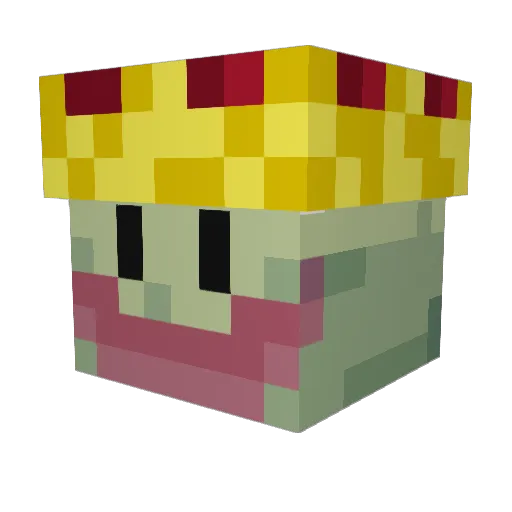 Challe80 Minecraft avatar head, 3D render