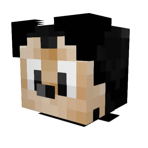 Challeman05 Minecraft avatar head, 3D render