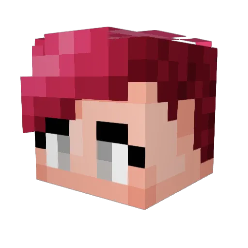 Challymon Minecraft avatar head, 3D render