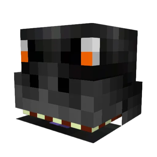 Chalmrah Minecraft avatar head, 3D render
