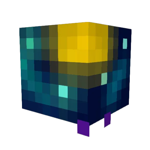 Chaloopan Minecraft avatar head, 3D render