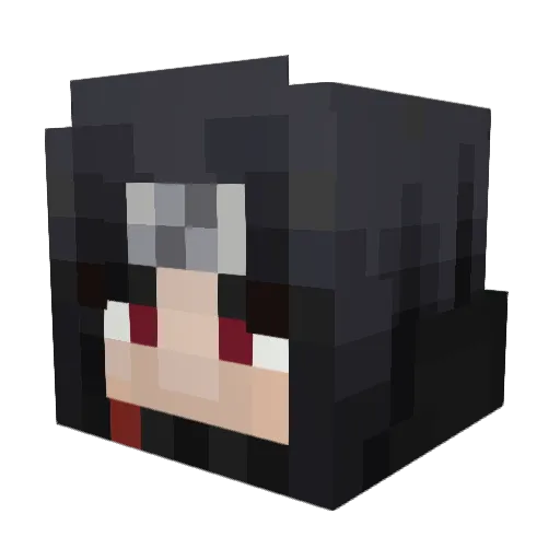 Chami22222 Minecraft avatar head, 3D render