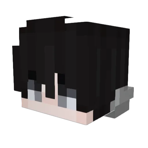 Chamkkae Minecraft avatar head, 3D render