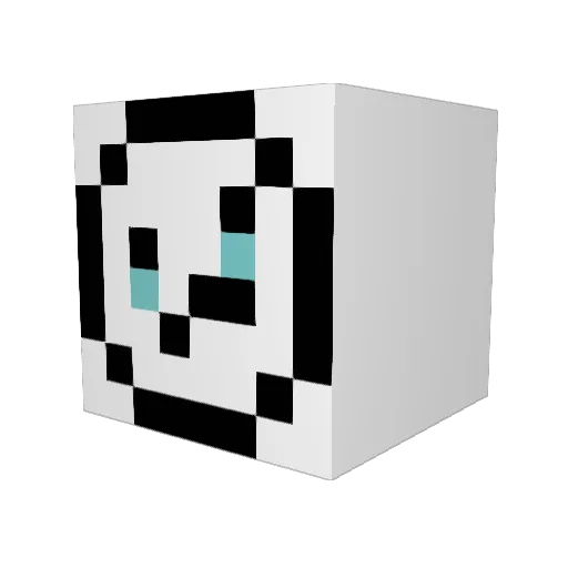 ChamoSolis Minecraft avatar head, 3D render