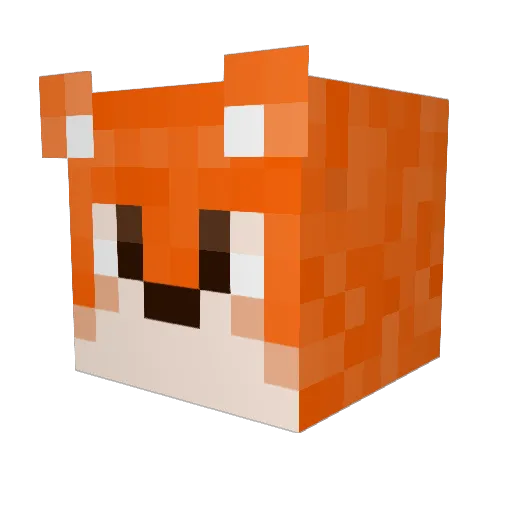 Chamomile9694 Minecraft avatar head, 3D render