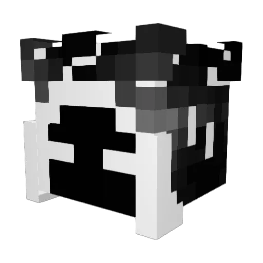 Chamomile Minecraft avatar head, 3D render