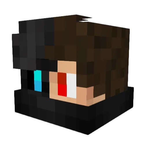 Champ914 Minecraft avatar head, 3D render