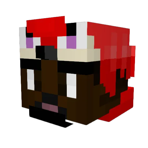 ChampionPerry Minecraft avatar head, 3D render