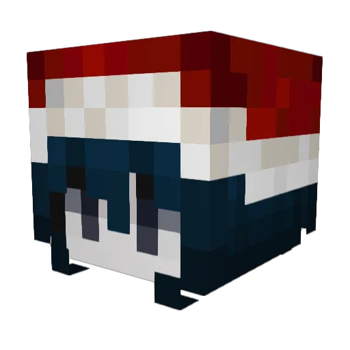 ChampionRinaaaaa Minecraft avatar head, 3D render