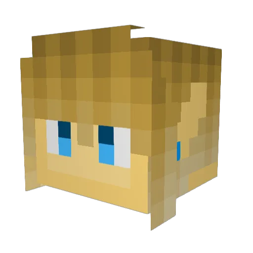 ChampionXIV Minecraft avatar head, 3D render