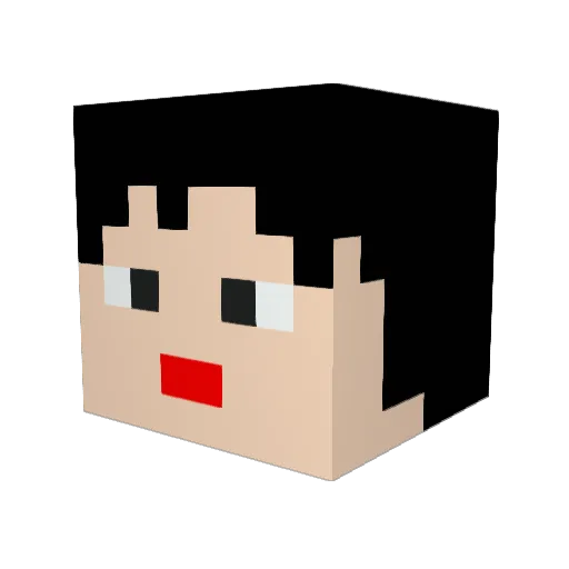 ChampionsSlayer Minecraft avatar head, 3D render